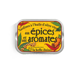 Sardines with Spices & Aromatics / 115g. / La Belle-Iloise