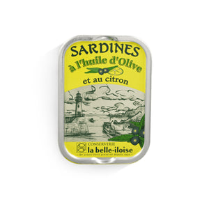 Sardines with Olive Oil & Lemon / 115g. / La Belle-Iloise
