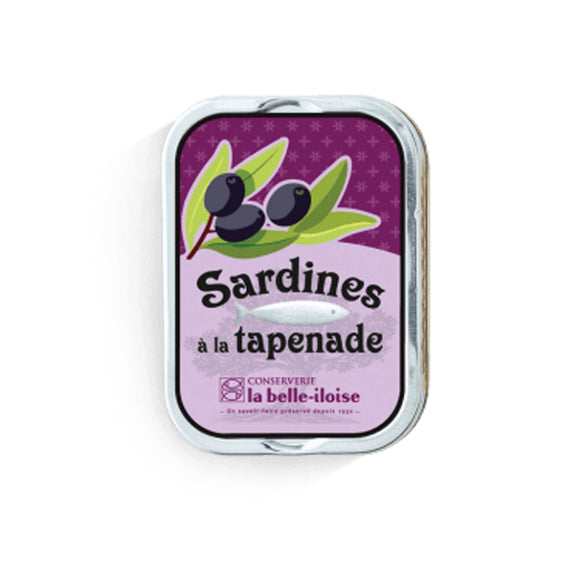 Sardines with Black Olive Tapenade / 115g. / La Belle-Iloise