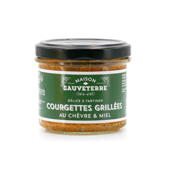Grilled Zucchini Spread with Goat Cheese & Honey / 100g. / Maison Sauveterre