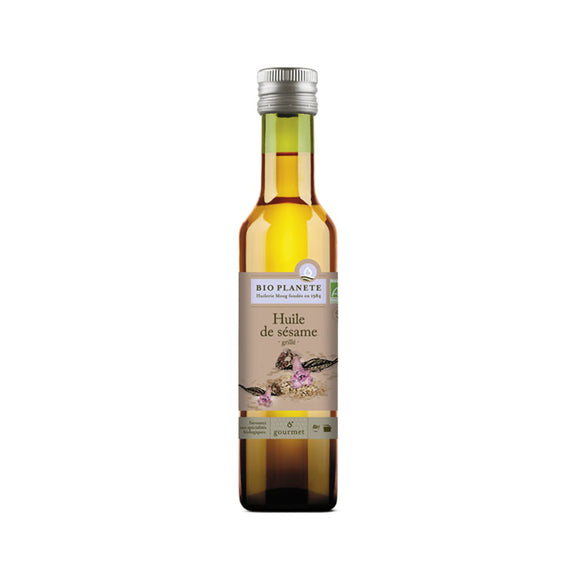 Organic Toasted Sesame Oil / 250ml. / Bio Planète (Huilerie Moog)