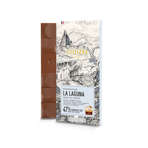La Laguna 47% Milk Chocolate / 70g. / Cluizel Paris