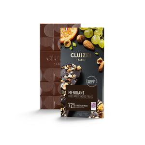 Mendiant 72% Dark Chocolate / 100g. / Cluizel Paris