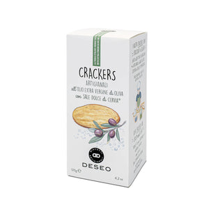 Savoury Crackers / Sea Salt of Cervia & Olive Oil / 120g. / Deseo