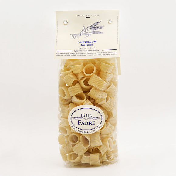 Cannelloni Rigate (Durum Wheat Semolina) / 250g. / Pâtes Fabre