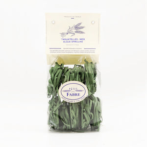 Spirulina Algae Tagliatelle (Spirulina Algae 2%) / 250g. / Pâtes Fabre
