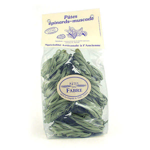 Spinach Tagliatelle (with Nutmeg) / 250g. / Pâtes Fabre