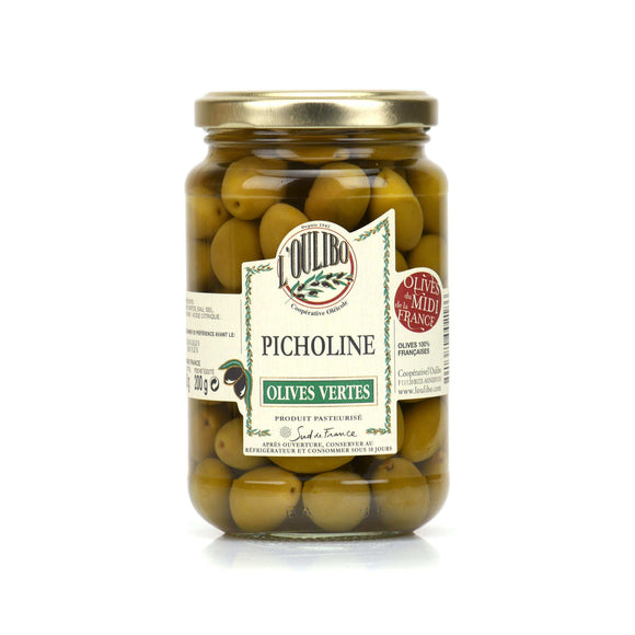 Picholines Olives from Southern France / Net: 200g. / L'Oulibo