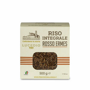 Red Ermes Wholegrain Rice / 500g. / Principato di Lucedio